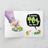 Gelukkige 3e verjaardag kaart (Binnen)