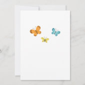 Gelukkige 3e verjaardag Teddy Bear Bunny Cake Kaart (Achterkant)