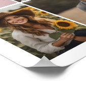 Gelukkige 40e Verjaardag 15 Meerdere foto Poster (Hoek)