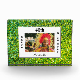 Gelukkige 40e verjaardag | ELKE LEEFTIJD | GREEN G Fotoblokken