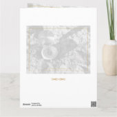 Gelukkige 40e verjaardag met gouden boog kaart (Achterkant)