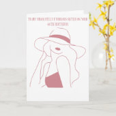 Gelukkige 40e verjaardag van mijn fantastische zus kaart (Gele Bloem)