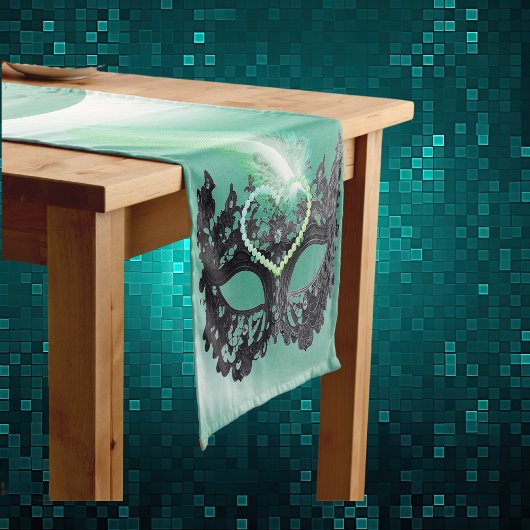 Gelukkige 40ste Verjaardag Maskerade Masker | Korte Tafelloper