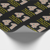 Gelukkige 41ste Verjaardag & Vrolijk Kerstmis, Dou Cadeaupapier (Hoek)