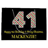 Gelukkige 41ste Verjaardag & Vrolijk Kerstmis, Dou Groot Cadeauzakje (Achterkant)