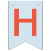 Gelukkige 45e verjaardag bunting vlaggen vlaggetjes (Eerste vlag)