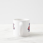 Gelukkige 49e verjaardag verf lettertype espresso kop (Achterkant)