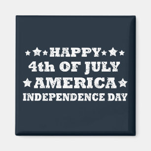 Gelukkige 4 juli Amerika Magneet