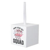 Gelukkige 4 juli Flamingo Squad Vector Design_1 Decoratie (Achter hoekig)
