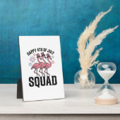 Gelukkige 4 juli Flamingo Squad Vector Design_1 Fotoplaat (Zijkant)
