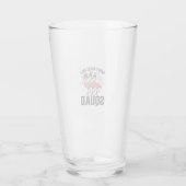 Gelukkige 4 juli Flamingo Squad Vector Design_1 Glas (Achterkant)
