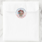 Gelukkige 4 juli Oma Sticker (Tas)