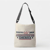 Gelukkige 4 juli Onafhankelijkheidsdag Amerika Crossbody Tas (Voorkant)