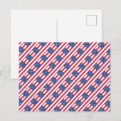 Gelukkige 4 juli onafhankelijkheidsdag ansichtkaar briefkaart (Voorkant / Achterkant)