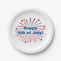 Gelukkige 4 juli Onafhankelijkheidsdag papieren bo