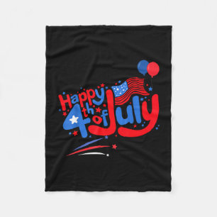 Gelukkige 4 juli onafhankelijkheidsdag usa 4 juli fleece deken