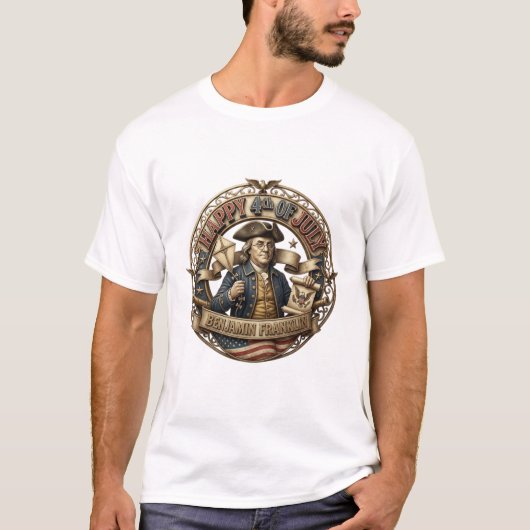 GELUKKIGE 4 JULI T-SHIRT (Voorkant)
