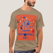 GELUKKIGE 4 JULI T-SHIRT (Voorkant)