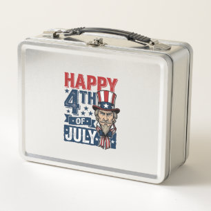 Gelukkige 4 juli Vintage Patriottische Oom Shirt_1