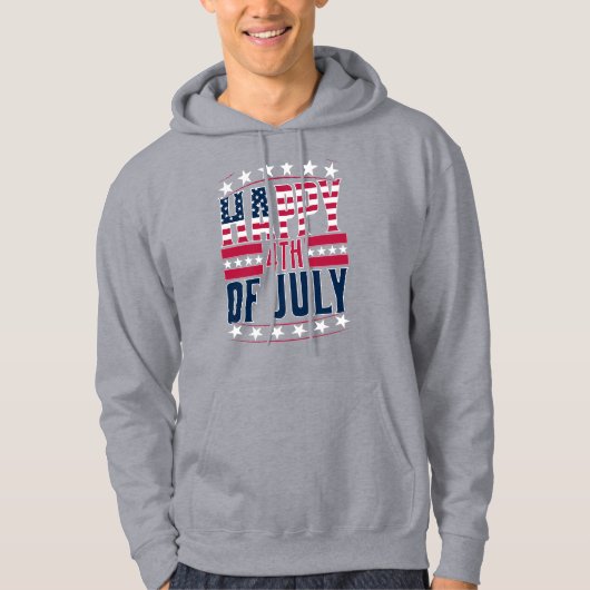 Gelukkige 4de juli-69413 hoodie (Voorkant)