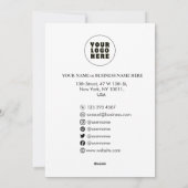 Gelukkige 4e juli | Rood Wit Blauw Sterren & Strep Feestdagenkaart (Achterkant)