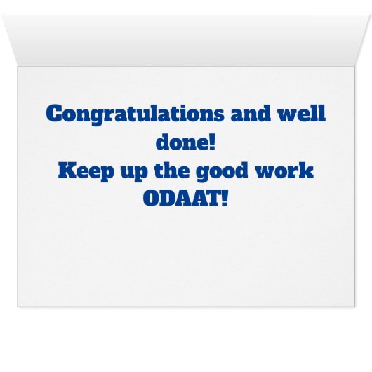 Gelukkige 4e nuchtere verjaardag (Binnen Horizontaal (Onder))