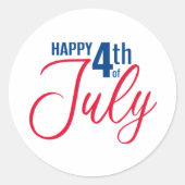 Gelukkige 4e Sticker zegels (Voorkant)