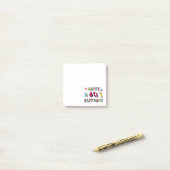 Gelukkige 4e verjaardag. 4 jaar verjaardag. post-it® notes (Op bureau)