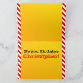 Gelukkige 4e Verjaardag Bouwwagens Kaart (Binnen)