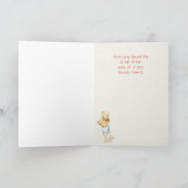 Gelukkige 4e verjaardag voor Young Niece Country T Kaart (Binnen)