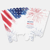 Gelukkige 4th Juli Vakantie USA Familie Reünie Par Bedankdoosjes (Ongevouwen)