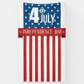 Gelukkige 4th van Juli Banner (Verticaal)