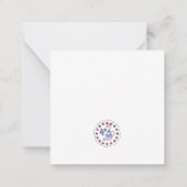 Gelukkige 4th van Juli Business Sparkle | Realtor  Notitiekaartje (Achterkant)