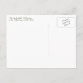 Gelukkige 4th van Juli.Fine Art Briefkaart (Achterkant)