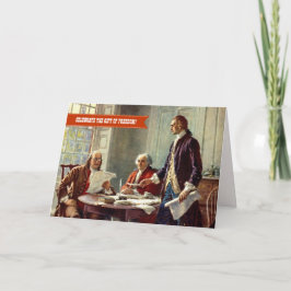 Gelukkige 4th van Juli Fine Art Custom Kaart