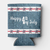 Gelukkige 4th van Juli Koelbox Blikjeskoeler (Voorkant)