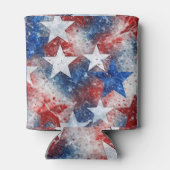 Gelukkige 4th van Juli Onafhankelijkheidsdag Ameri Blikjeskoeler (Achterkant)