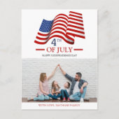 Gelukkige 4th van Juli Onafhankelijkheidsdag Ameri Briefkaart (Voorkant)