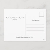 Gelukkige 4th van Juli Onafhankelijkheidsdag Foto Feestdagenkaart (Achterkant)