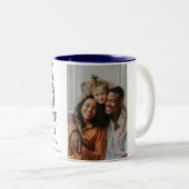 Gelukkige 4th van Juli Onafhankelijkheidsdag Foto Tweekleurige Koffiemok (Voorkant rechts)