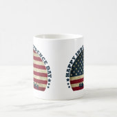 Gelukkige 4th van juli onafhankelijkheidsdag koffiemok (Center)