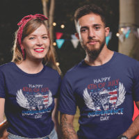 Gelukkige 4th van Juli Onafhankelijkheidsdag typog