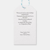 Gelukkige 4th van juli Onafhankelijkheidsdag van A Cadeaulabel (Achterkant)