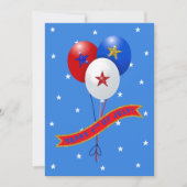 Gelukkige 4th van Juli Patriottische Ballonnen aan (Voorkant)