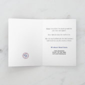 Gelukkige 4th van juli Patriottische Verwijzing Ma Bedankkaart (Binnen)