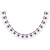 Gelukkige 4th van Juli Sterren en Strepen Hart Vlaggetjes (Alle)