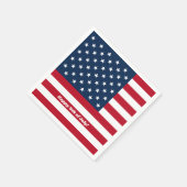 Gelukkige 4th van Juli Vlaggenservetten Servet (Hoek)