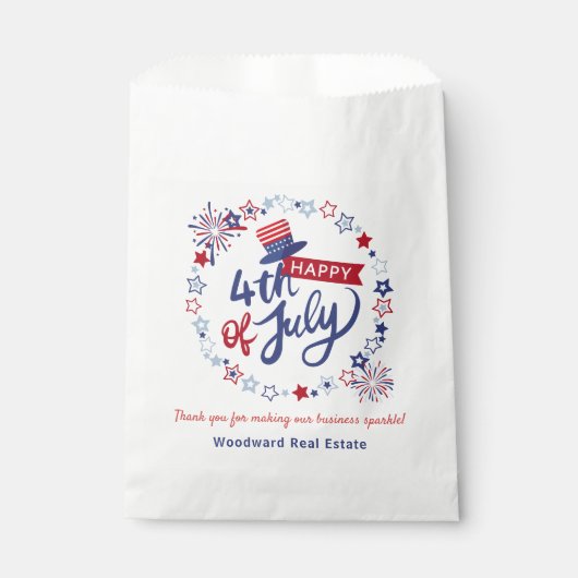 Gelukkige 4th van Juli Zomer Pop door Gepersonalis Bedankzakje (Voorkant)