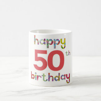 gelukkige 50e verjaardag koffiemok