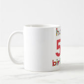 gelukkige 50e verjaardag koffiemok (Links)